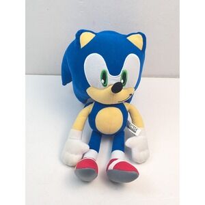 Sonic The Hedgehog Plush Toy Factory Stuffed Animal Sega Blue Yellow‎